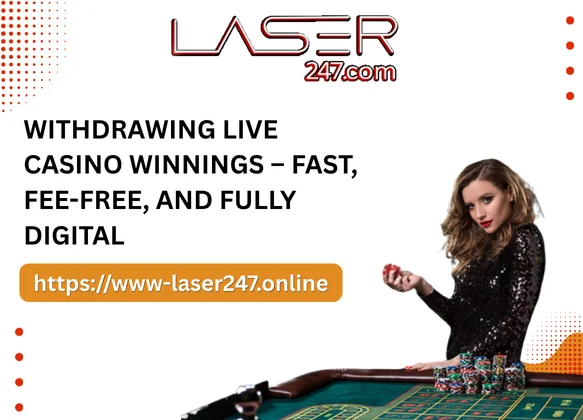 Withdrawing Live Casino Winnings – Fast, Fee-Free, and Fully Digital